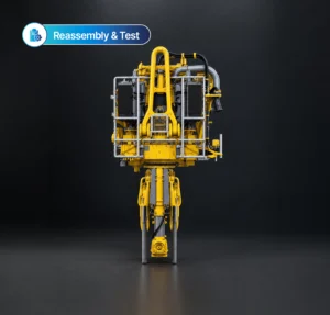 HMH MH TD 1250 Top Drive Reassembly & Test